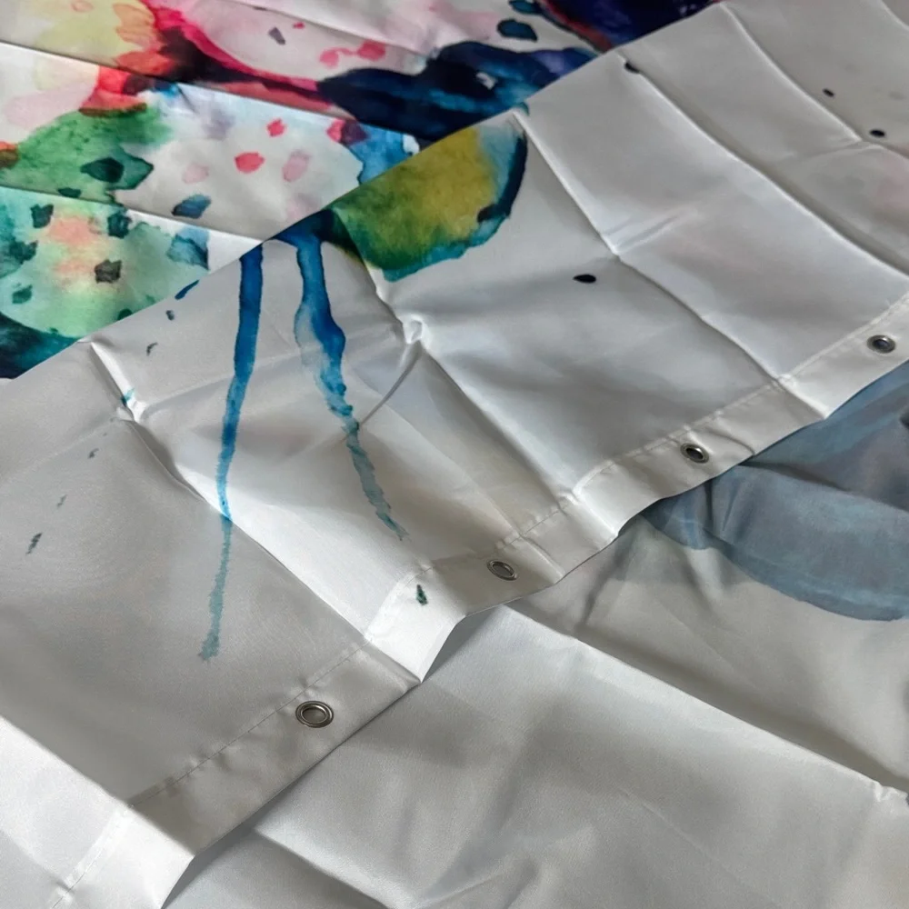 Colorful French Bulldog Shower Curtain